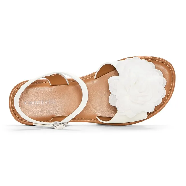 Christie & Jill Fiona Little & Big Kid Girls Ankle Strap Flat Sandals