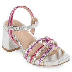 Christie & Jill Honor Little & Big Kid Girls Square Open Toe Block Heel Pumps