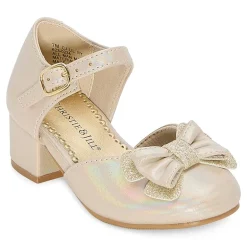 Christie & Jill Lil Ivy Toddler Girls Round Closed Toe Mary Jane Shoes