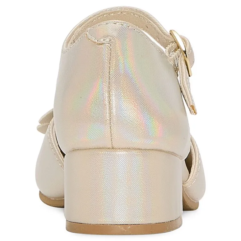 Christie & Jill Lil Ivy Toddler Girls Round Closed Toe Mary Jane Shoes