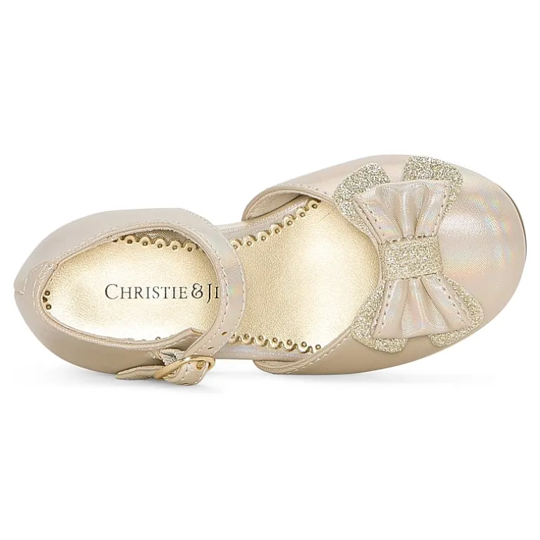 Christie & Jill Lil Ivy Toddler Girls Round Closed Toe Mary Jane Shoes