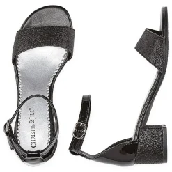 Christie & Jill Mallory Little & Big Kid Girls Round Open Toe Block Heel Pumps