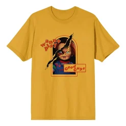 Chucky Mens Crew Neck Short Sleeve 2-pc. Pajama Set