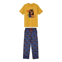 Chucky Mens Crew Neck Short Sleeve 2-pc. Pajama Set