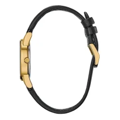 Citizen Axiom Womens Black Leather Strap Watch Ga1052-04e