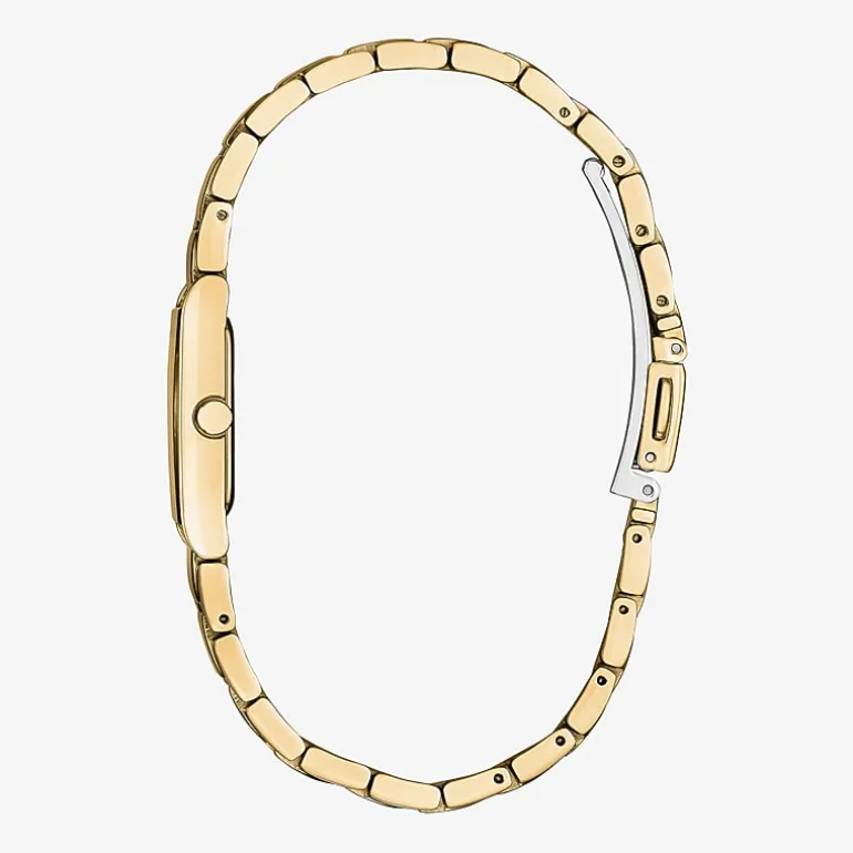 Citizen Axiom Womens Gold Tone Stainless Steel Bracelet Watch Eg7052-59p