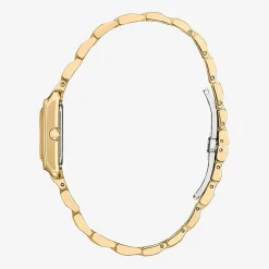 Citizen Bianca Womens Gold Tone Stainless Steel Bracelet Watch Ew5602-57d