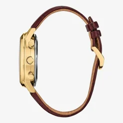 Citizen Classic Mens Brown Leather Strap Watch Ca4632-07e