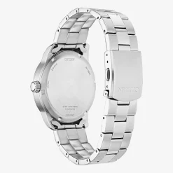 Citizen Classic Mens Silver Tone Stainless Steel Bracelet Watch Bm8551-54a