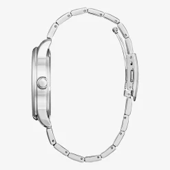 Citizen Classic Mens Silver Tone Stainless Steel Bracelet Watch Bm8551-54a