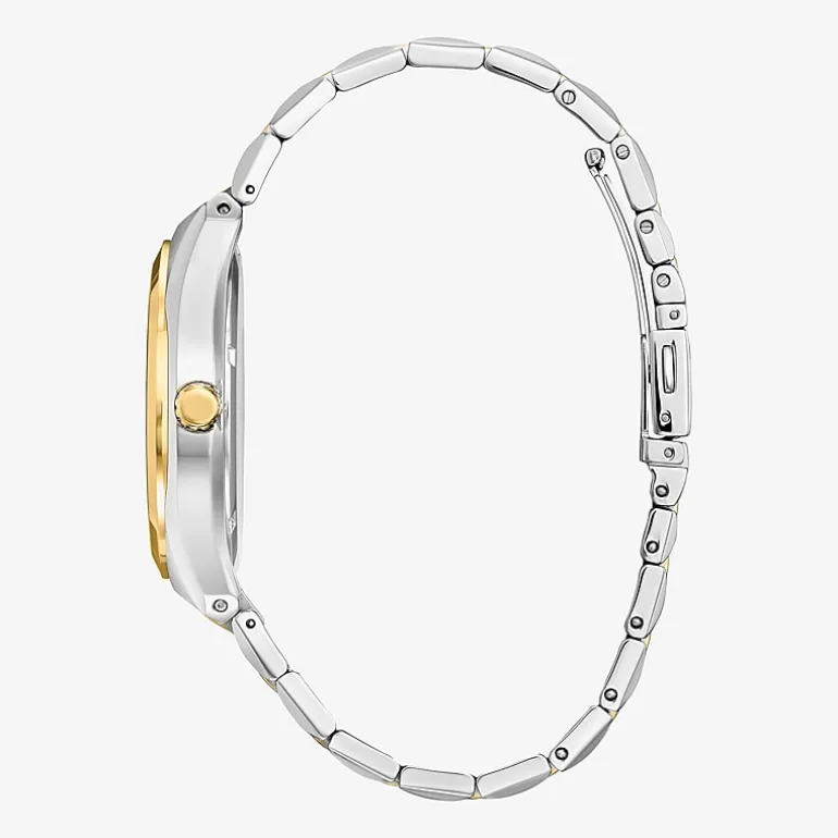 Citizen Corso Mens Two Tone Stainless Steel Bracelet Watch Bm7334-58e