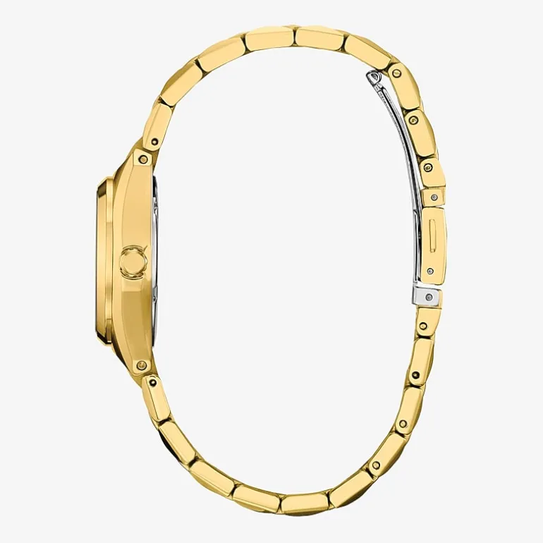 Citizen Corso Womens Gold Tone Stainless Steel Bracelet Watch Ew2293-56e