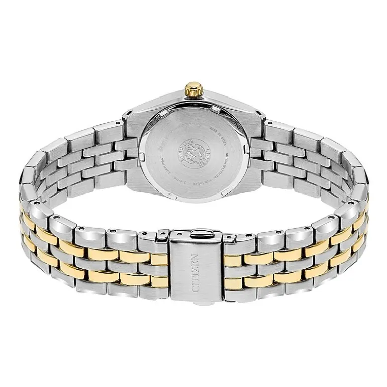 Citizen Corso Womens Two Tone Stainless Steel Bracelet Watch Ew2294-53l