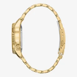 Citizen Dive 4 Womens Gold Tone Stainless Steel Bracelet Watch Eo2029-54a