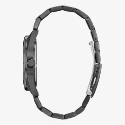 Citizen Mens Black Stainless Steel Bracelet Watch Bm7637-81h