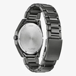 Citizen Mens Black Stainless Steel Bracelet Watch Bm7637-81h