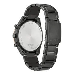 Citizen Mens Black Stainless Steel Bracelet Watch At8265-57l