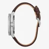 Citizen Mens Brown Leather Strap Watch Aw1840-09l