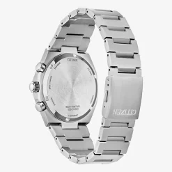 Citizen Mens Chronograph Silver Tone Bracelet Watch Ca4610-85a