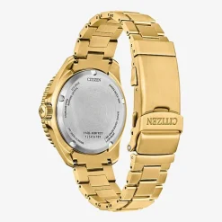 Citizen Mens Gold Tone Stainless Steel Bracelet Watch Bn0262-59w