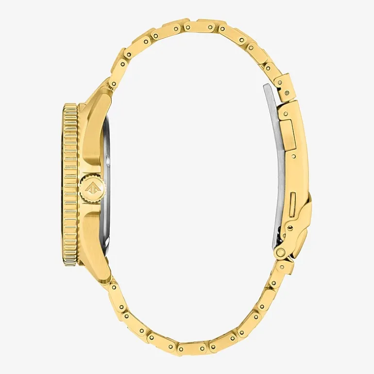 Citizen Mens Gold Tone Stainless Steel Bracelet Watch Bn0262-59w