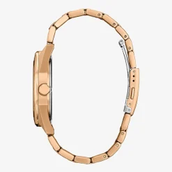 Citizen Mens Gold Tone Stainless Steel Bracelet Watch Bm7633-81x