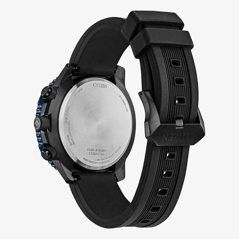 Citizen Promaster Air Mens Atomic Time Black Strap Watch Cb5006-02l