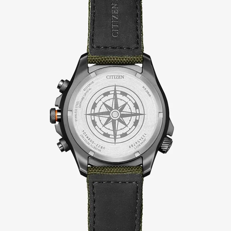 Citizen Promaster Mens Green Strap Watch Jv1005-02w
