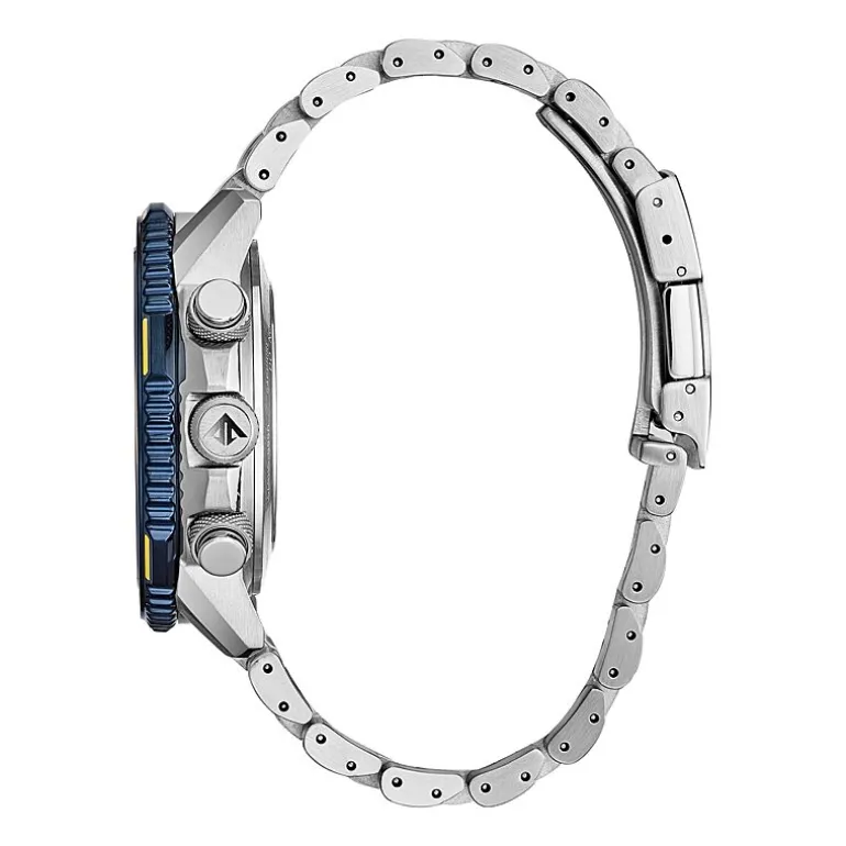 Citizen Promaster Skyhawk A-T Mens Silver Tone Stainless Steel Bracelet Watch Jy8078-52l