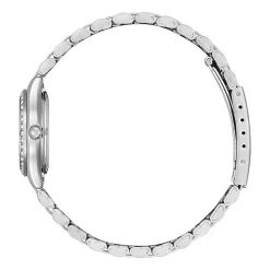 Citizen Quartz Womens Crystal Accent Silver Tone Stainless Steel Bracelet Watch Eq0530-51n