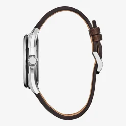 Citizen Sport Casual Mens Brown Leather Strap Watch Aw1890-19b