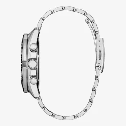Citizen Sport Luxury Mens Chronograph Silver Tone Stainless Steel Bracelet Watch Ca4730-59a