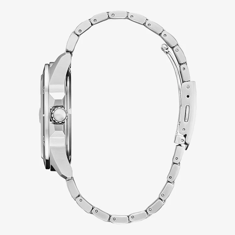 Citizen Sport Luxury Mens Silver Tone Stainless Steel Bracelet Watch Aw1816-89e