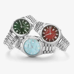 Citizen Tsuyosa Mens Automatic Silver Tone Stainless Steel Bracelet Watch Nj0150-56x