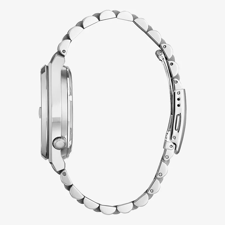 Citizen Tsuyosa Mens Automatic Silver Tone Stainless Steel Bracelet Watch Nj0150-56x