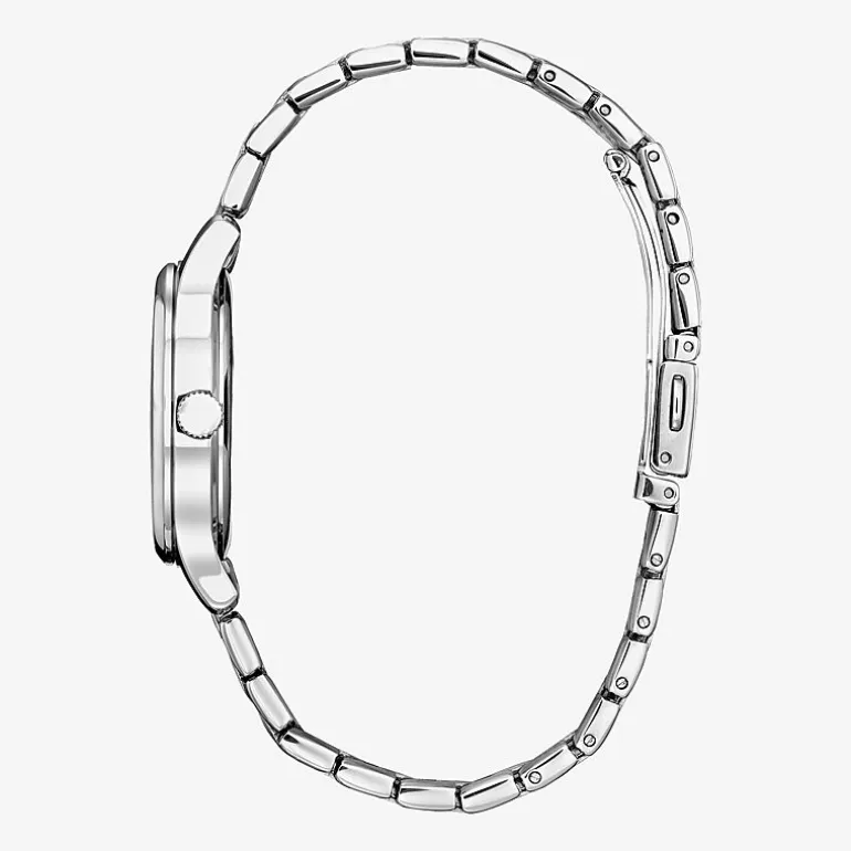 Citizen Womens Silver Tone Stainless Steel Bracelet Watch Em0891-58e