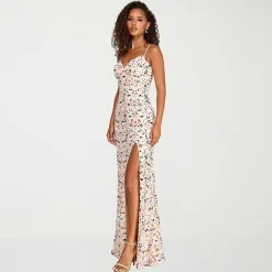 City Triangle Womens Juniors V Neck Short Sleeve Sequin Bodycon Dress