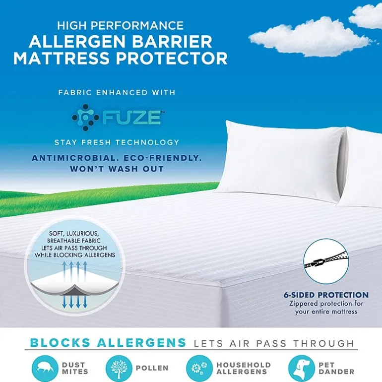 Claritin High Performance Allergen Barrier Mattress Protector