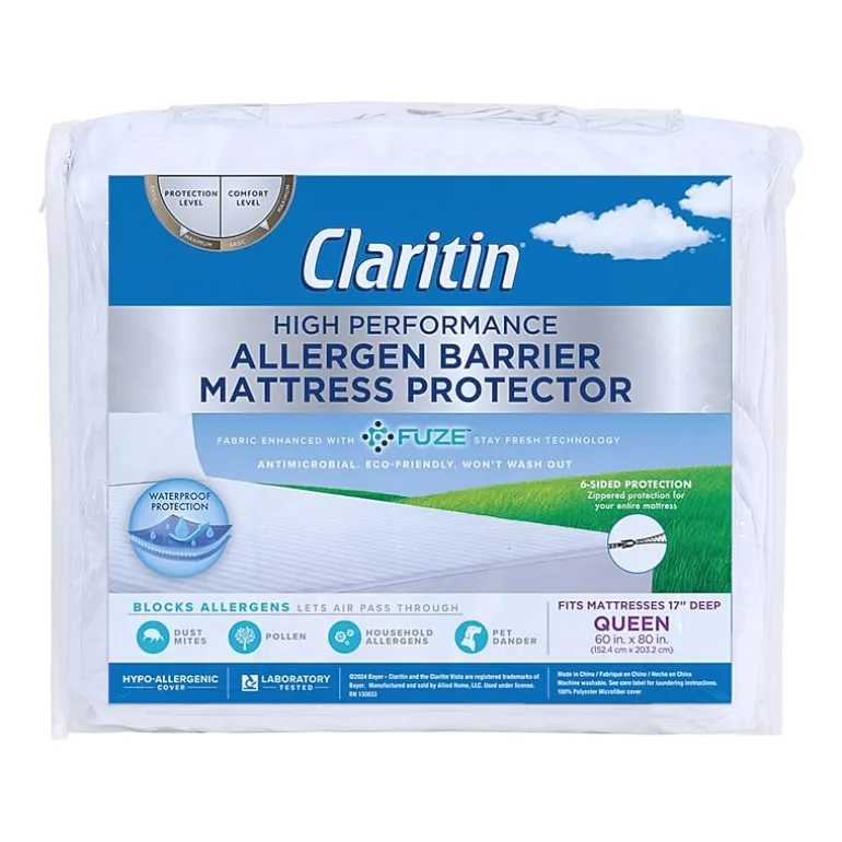 Claritin High Performance Allergen Barrier Mattress Protector