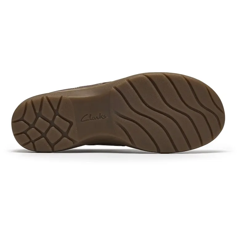 Clarks Carleigh Womens Round Closed Toe Mules-Wide Width