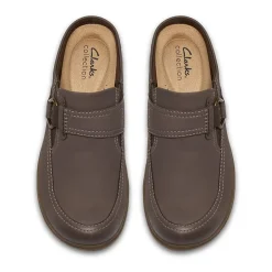 Clarks Carleigh Womens Round Closed Toe Mules-Wide Width