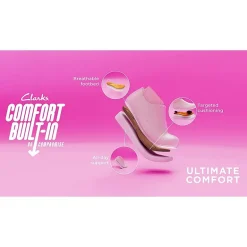 Clarks Caroline Echo Womens Round Oxford Shoes
