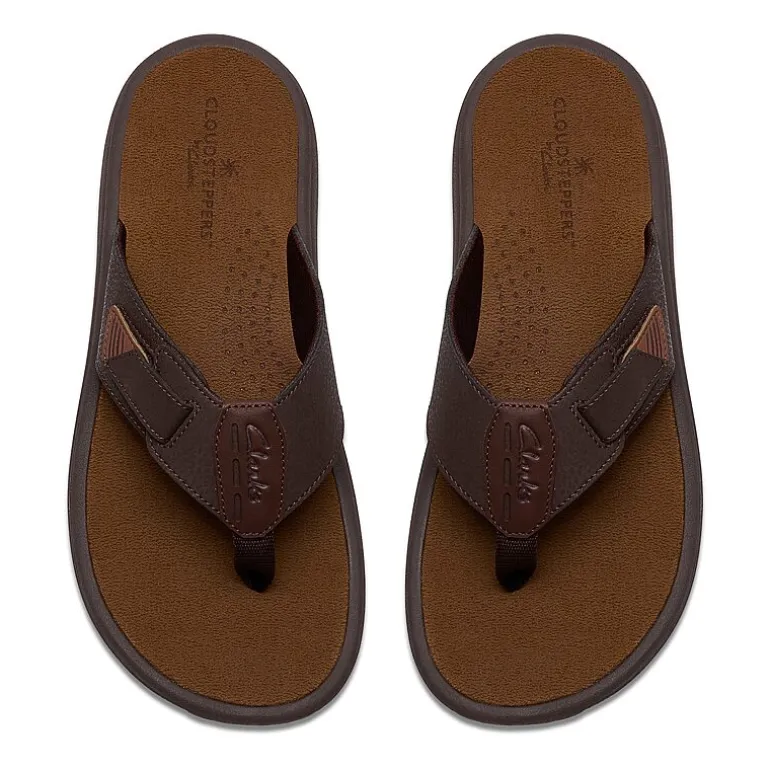Clarks Cloudsteppers Mens Breeze Flip-Flops