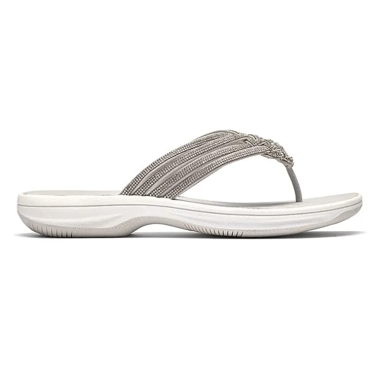 Clarks Cloudsteppers Womens Breeze Gem Flip-Flops