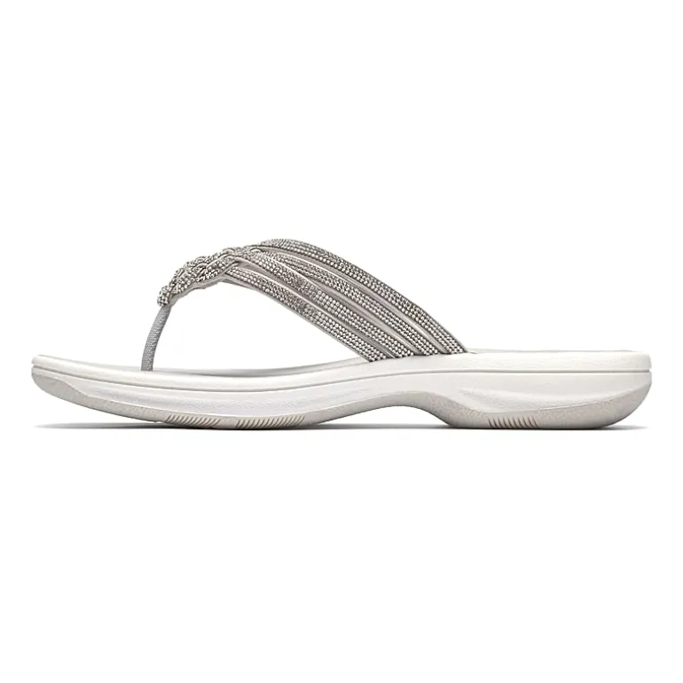Clarks Cloudsteppers Womens Breeze Gem Flip-Flops