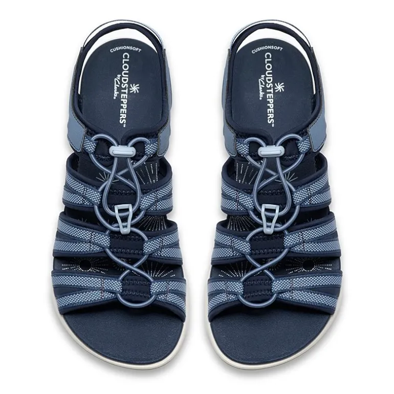 Clarks Cloudsteppers Womens Mira Mabel Adjustable Strap Flat Sandals