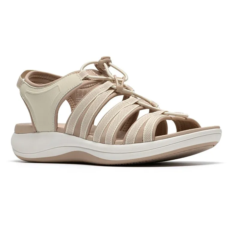 Clarks Cloudsteppers Womens Mira Mabel Adjustable Strap Flat Sandals