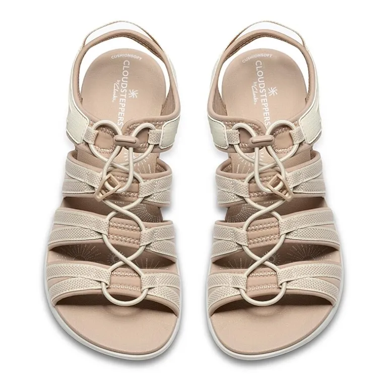 Clarks Cloudsteppers Womens Mira Mabel Adjustable Strap Flat Sandals