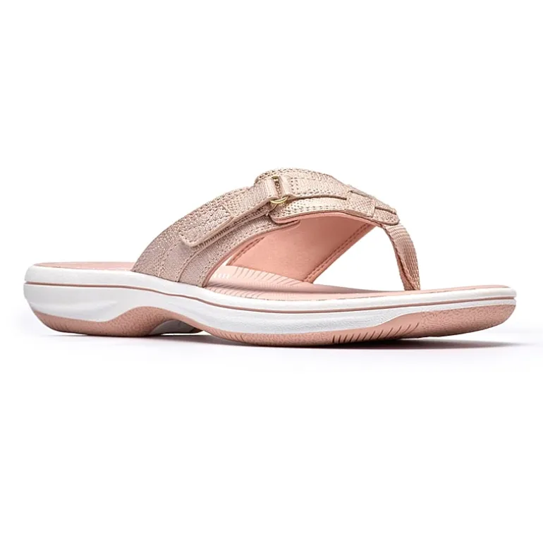 Clarks Cloudsteppers Womens Breeze Sea Flip-Flops