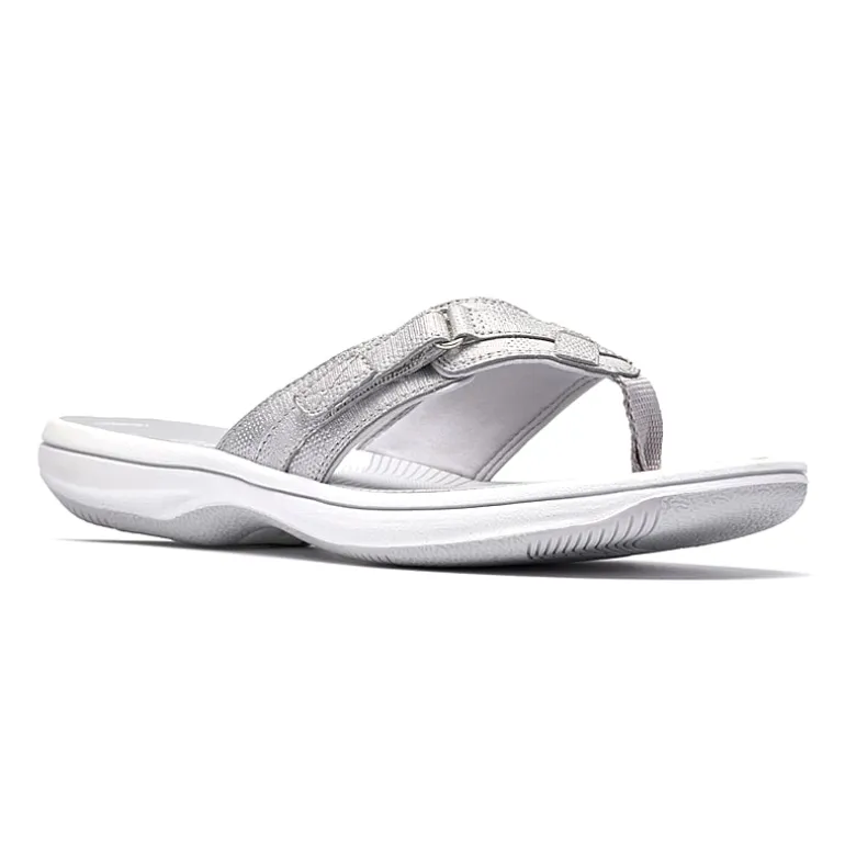 Clarks Cloudsteppers Womens Breeze Sea Flip-Flops